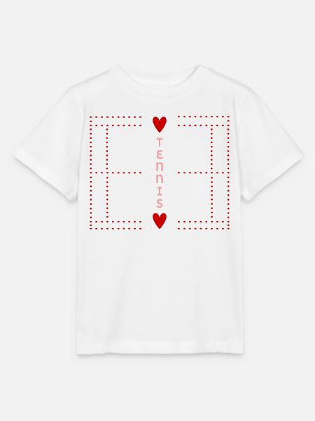Tennisplatz - Stanley/Stella Kinder T-Shirt MINI CREATOR - Weiß