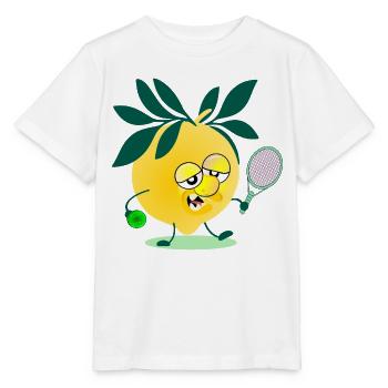 Kids Tennis Lemon - Stanley/Stella MINI CREATOR Kids’ T-Shirt - white - Front - Maike (125cm)