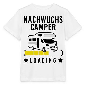 Nachwuchscamper mit Wohnmobil loading  - Stanley/Stella Kinder T-Shirt MINI CREATOR  - Weiß - Vorne - Maike (125cm)