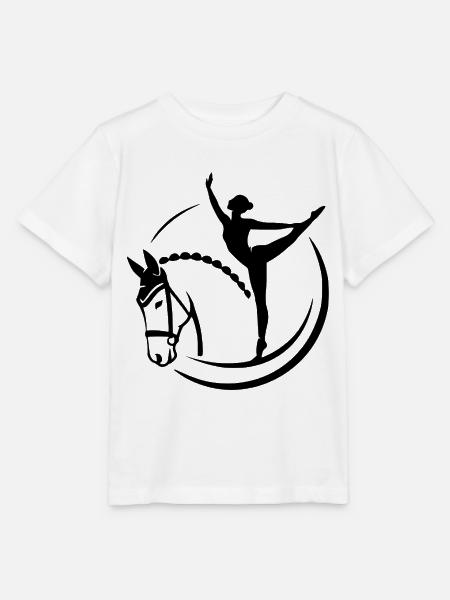 Pferdesport mit Leidenschaft - Stanley/Stella Kinder T-Shirt MINI CREATOR - Weiß