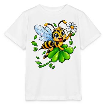 Lustige Wespe - Stanley/Stella Kinder T-Shirt MINI CREATOR  - Weiß - Vorne - Maike (125cm)