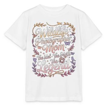 Wildlife Photographer Mom The Outdoor Photographer - Stanley/Stella Kinder T-Shirt MINI CREATOR  - Weiß - Vorne - Maike (125cm)