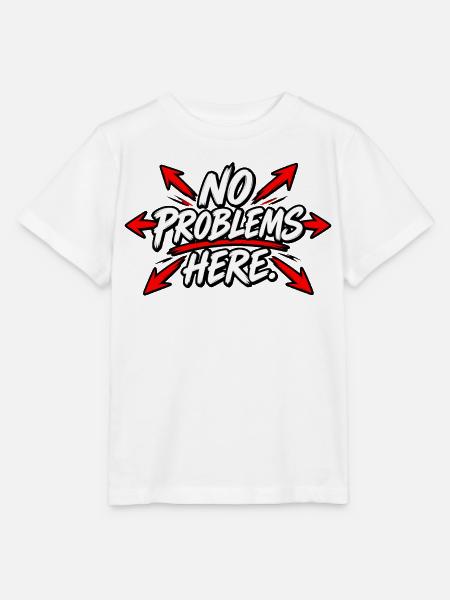 No Problems here. - Stanley/Stella Kinder T-Shirt MINI CREATOR - Weiß