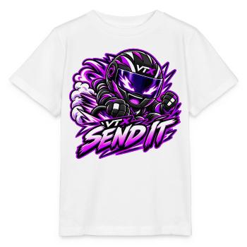 VTX-Send-it - Stanley/Stella Kinder T-Shirt MINI CREATOR  - Weiß - Vorne - Maike (125cm)
