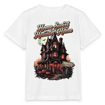 Home sweet haunted home - Stanley/Stella Kinder T-Shirt MINI CREATOR  - Weiß - Vorne - Maike (125cm)