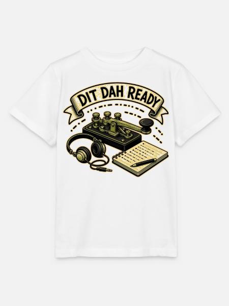 DIT DAH READY - Stanley/Stella Kinder T-Shirt MINI CREATOR  - Weiß