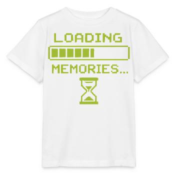 Ladezeiten der Erinnerungen - Stanley/Stella Kinder T-Shirt MINI CREATOR  - Weiß - Vorne - Maike (125cm)