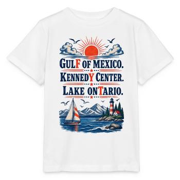 Gulf of Mexico Kennedy Center Lake Ontario Vintage - Stanley/Stella Kinder T-Shirt MINI CREATOR  - Weiß - Vorne - Maike (125cm)