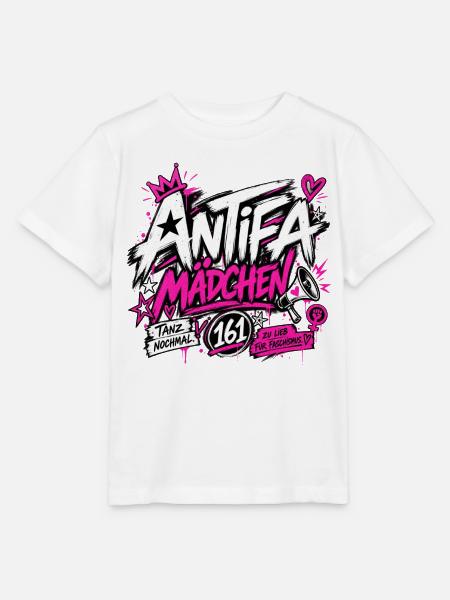 Antifa Mädchen - Stanley/Stella Kinder T-Shirt MINI CREATOR - Weiß