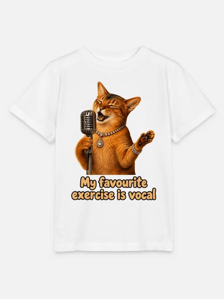 Gesangsübung - Stanley/Stella Kinder T-Shirt MINI CREATOR - Weiß