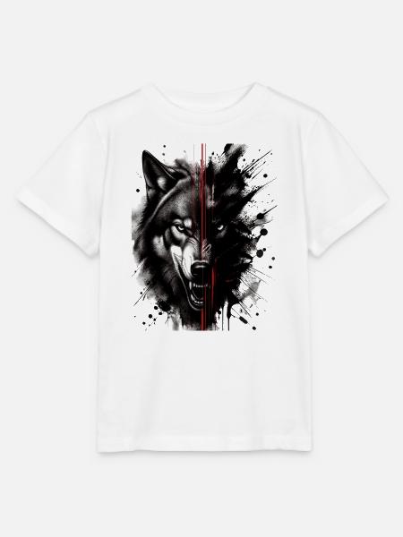 Wolf - Stanley/Stella Kinder T-Shirt MINI CREATOR - Weiß