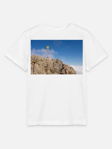 Summit Cross on the Zugspitze - Stanley/Stella Kinder T-Shirt MINI CREATOR - Weiß