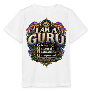 2625-3Y 3YE ABTEILUNG – ICH BIN EIN GURU - Stanley/Stella Kinder T-Shirt MINI CREATOR  - Weiß - Vorne - Maike (125cm)
