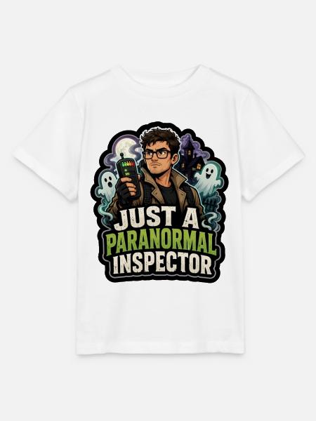 Just a Paranormal Inspector - Stanley/Stella Kinder T-Shirt MINI CREATOR  - Weiß