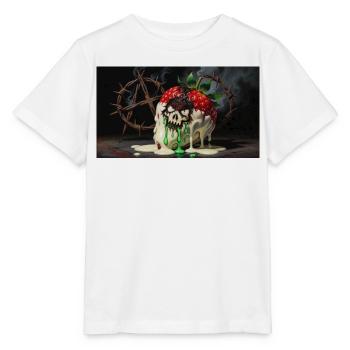 Deluxe Pestizid Erdbeere - Stanley/Stella Kinder T-Shirt MINI CREATOR  - Weiß - Vorne - Maike (125cm)