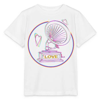 Music Lover - Stanley/Stella Kinder T-Shirt MINI CREATOR  - Weiß - Vorne - Maike (125cm)