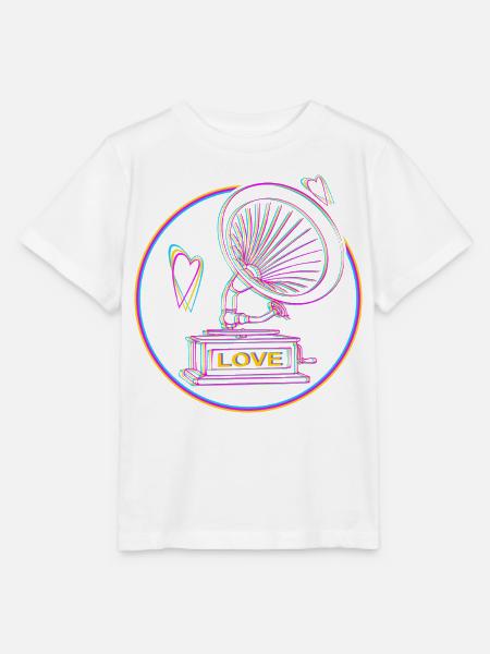 Music Lover - Stanley/Stella Kinder T-Shirt MINI CREATOR - Weiß