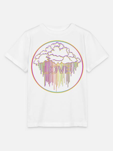 Bunte Wolke - Stanley/Stella Kinder T-Shirt MINI CREATOR - Weiß