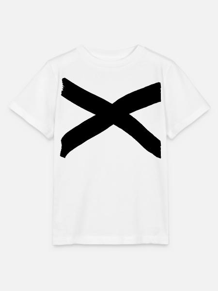 X Kreuz Symbol Verbot - Stanley/Stella Kinder T-Shirt MINI CREATOR - Weiß