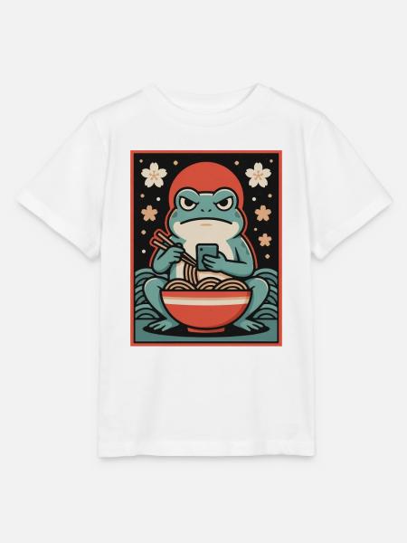Ramen-Froschschale - Stanley/Stella Kinder T-Shirt MINI CREATOR  - Weiß