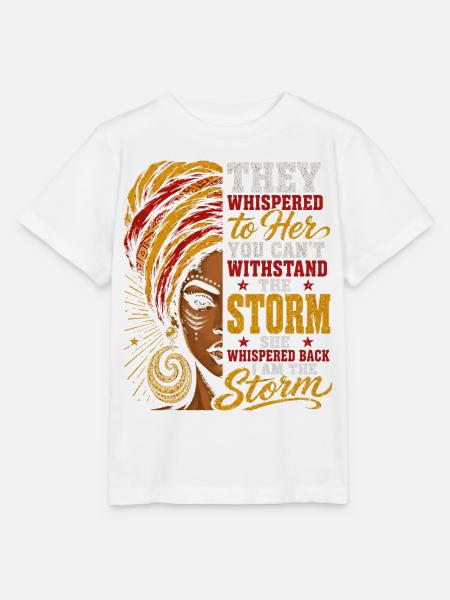 Sturmherrin Mut und Kraft - Stanley/Stella Kinder T-Shirt MINI CREATOR - Weiß