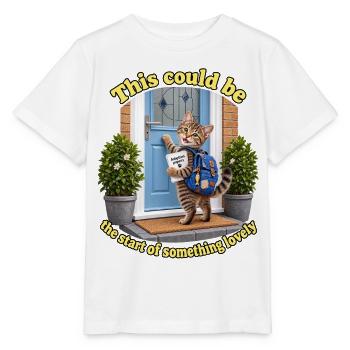 Adoption - Stanley/Stella Kinder T-Shirt MINI CREATOR  - Weiß - Vorne - Maike (125cm)
