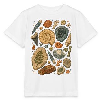 Fossilien | Paläontologie & Urzeit - Stanley/Stella Kinder T-Shirt MINI CREATOR  - Weiß - Vorne - Maike (125cm)