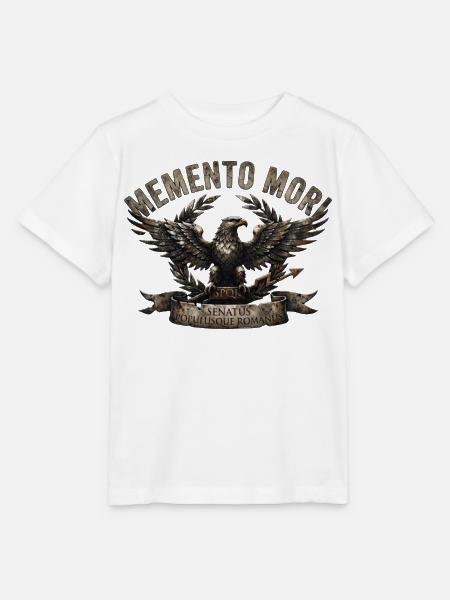 Römer Memento Mori Adler Banner - Stanley/Stella Kinder T-Shirt MINI CREATOR - Weiß