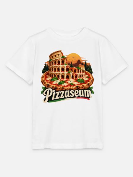 Pizza-Kolosseum - Stanley/Stella Kinder T-Shirt MINI CREATOR - Weiß