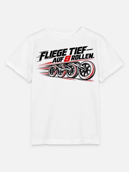Fliege tief auf 8 Rollen Skate - Stanley/Stella Kinder T-Shirt MINI CREATOR - Weiß
