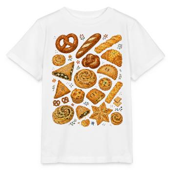 Herzhaftes Gebäck | Backen & Bäckerei - Stanley/Stella Kinder T-Shirt MINI CREATOR  - Weiß - Vorne - Maike (125cm)