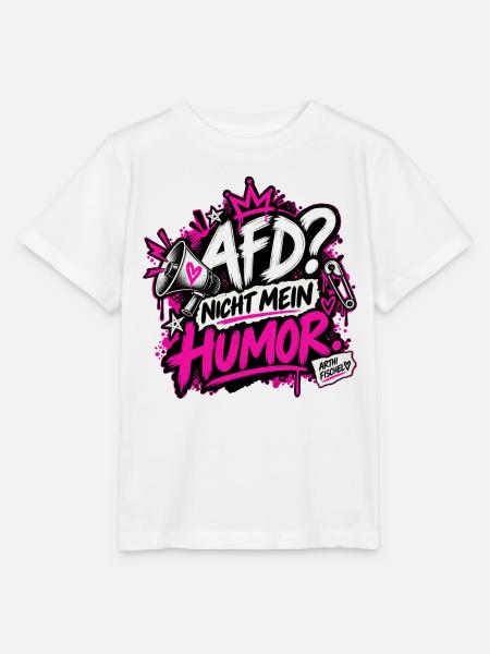 AfD? Nicht mein Humor - Stanley/Stella Kinder T-Shirt MINI CREATOR - Weiß
