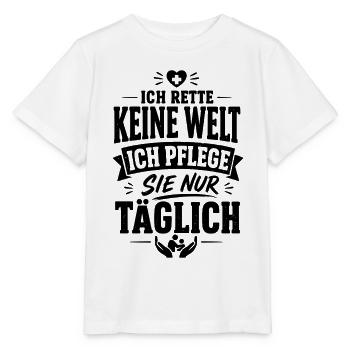 Pflege Alltag - Stanley/Stella Kinder T-Shirt MINI CREATOR  - Weiß - Vorne - Maike (125cm)