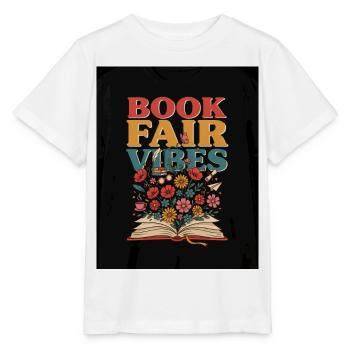 Buchmesse-Vibes - Stanley/Stella Kinder T-Shirt MINI CREATOR  - Weiß - Vorne - Maike (125cm)
