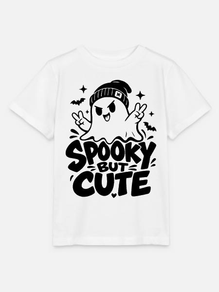 Spooky But Cute - Stanley/Stella Kinder T-Shirt MINI CREATOR  - Weiß