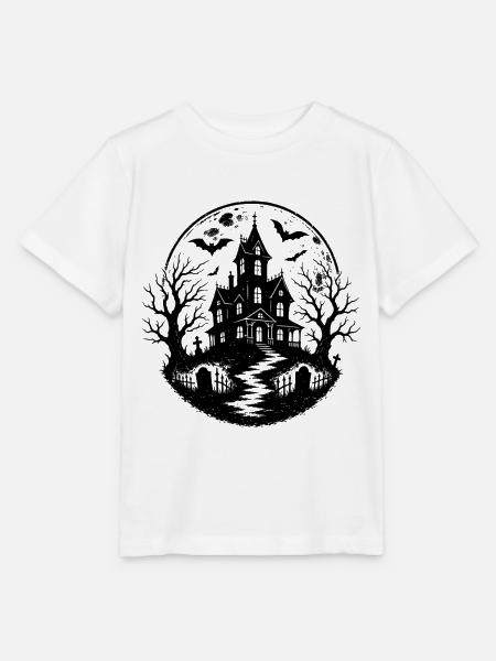 Halloween Spukhaus - Stanley/Stella Kinder T-Shirt MINI CREATOR  - Weiß
