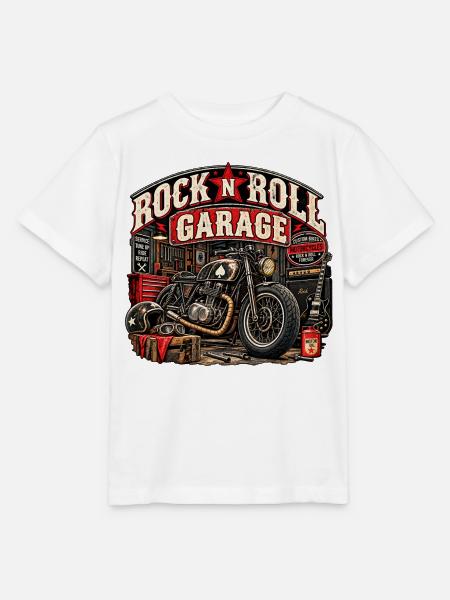 ROCK'N'ROLL-GARAGE | Custom Ride - Stanley/Stella Kinder T-Shirt MINI CREATOR - Weiß