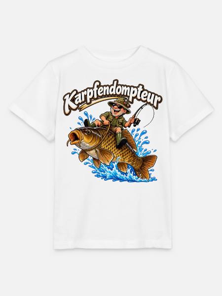 Karpfen Angeln - Stanley/Stella Kinder T-Shirt MINI CREATOR - Weiß