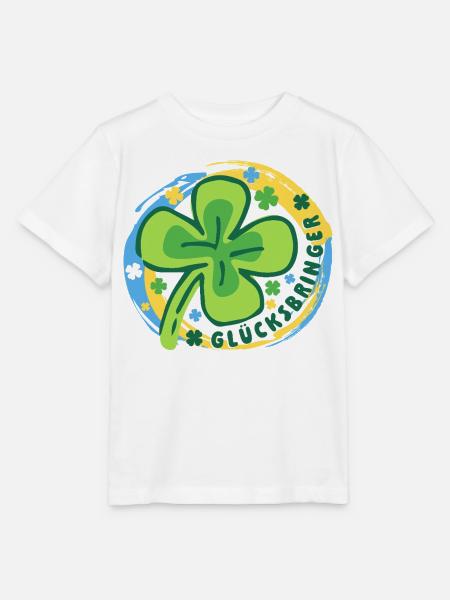 Glücksbringer Glück Mutmacher - Stanley/Stella Kinder T-Shirt MINI CREATOR - Weiß