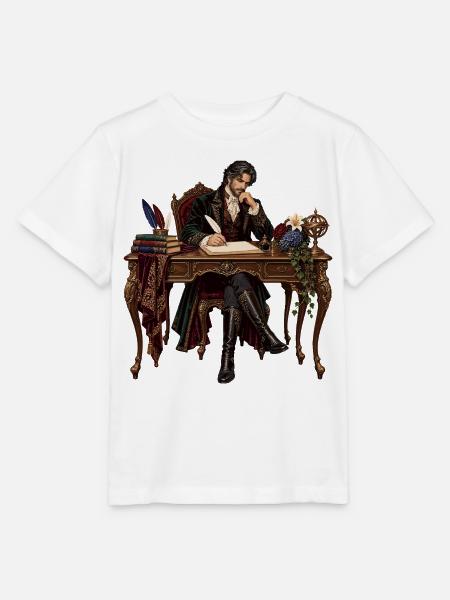 Literat am Barocktisch - Stanley/Stella Kinder T-Shirt MINI CREATOR  - Weiß