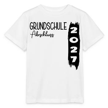 Grundschule Abschluss 2027 - Stanley/Stella Kinder T-Shirt MINI CREATOR  - Weiß - Vorne - Maike (125cm)