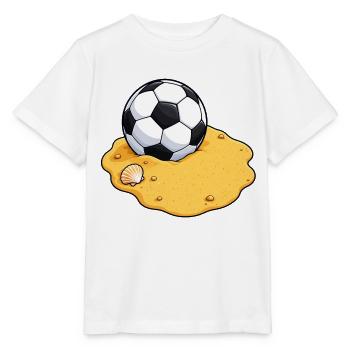 Beach Soccer Ball - Stanley/Stella Kinder T-Shirt MINI CREATOR  - Weiß - Vorne - Maike (125cm)