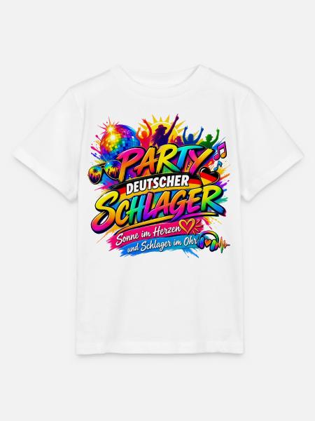 Deutscher Schlager , Schlager Party - Stanley/Stella Kinder T-Shirt MINI CREATOR  - Weiß