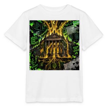Geistige Freiheit finanzieren 💡 - Stanley/Stella Kinder T-Shirt MINI CREATOR  - Weiß - Vorne - Maike (125cm)