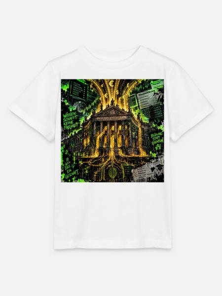 Geistige Freiheit finanzieren 💡 - Stanley/Stella Kinder T-Shirt MINI CREATOR  - Weiß