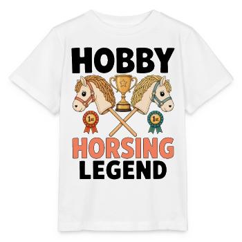 Hobby Horsing Legend - Stanley/Stella Kinder T-Shirt MINI CREATOR  - Weiß - Vorne - Maike (125cm)