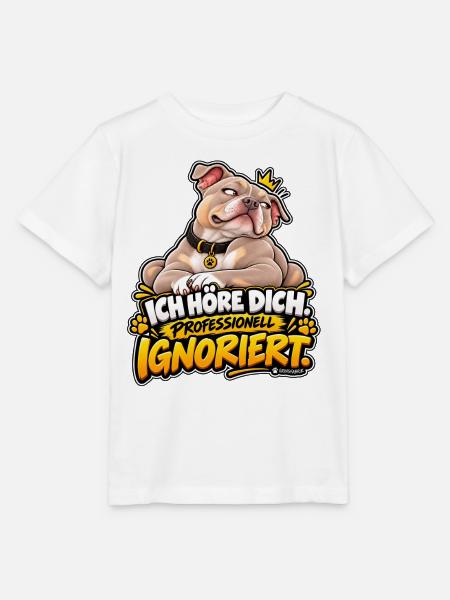 Sturer Hund professionell ignoriert - Stanley/Stella Kinder T-Shirt MINI CREATOR  - Weiß