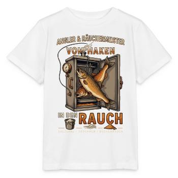 Vom Haken in den Rauch Räuchermeister - Stanley/Stella Kinder T-Shirt MINI CREATOR  - Weiß - Vorne - Maike (125cm)
