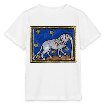 Mittelalterlicher Elefant - Stanley/Stella Kinder T-Shirt MINI CREATOR  - Weiß - Vorne - Maike (125cm)