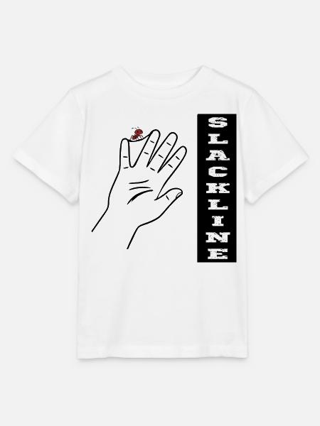 Slackline Ameise - Stanley/Stella Kinder T-Shirt MINI CREATOR - Weiß